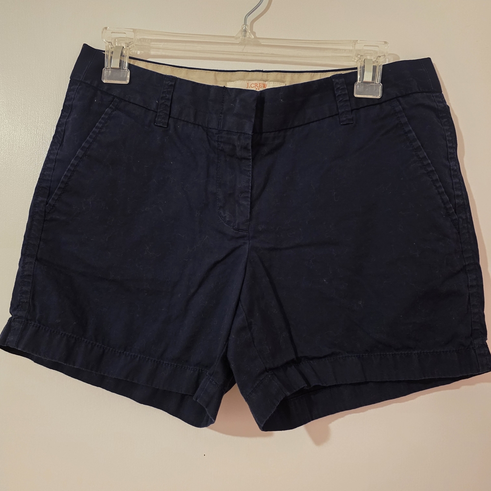 J. Crew Dark Blue Women's Bermudas